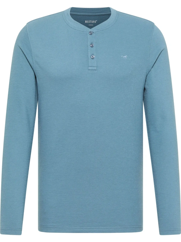 Męski Longsleeve Mustang Style Atchison Bluestone 1016877 5180