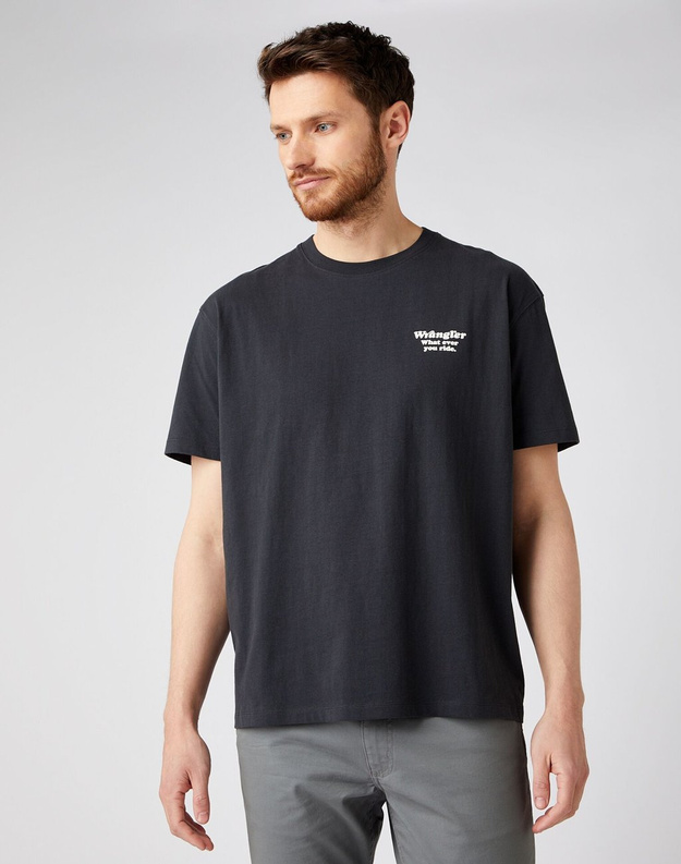 WRANGLER WWYG TEE MĘSKI T-SHIRT KOSZULKA FADED BLACK W7K1F4XV6 112141563