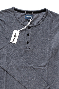 WRANGLER LS HENLEY PHANTOM W7B02F516