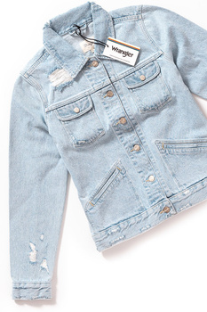 WRANGLER HERITAGE JACKET BLEACHED RIPPED W4050512C 112128698