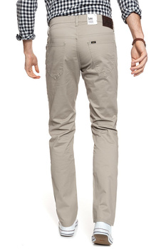 LEE DAREN ZIP FLY MĘSKIE SPODNIE MATERIAŁOWE ANITA BEIGE L707LA83 112118254