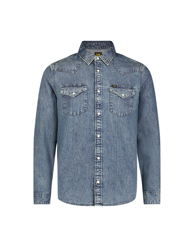 LEE MĘSKA KOSZULA REGULAR WESTERN SHIRT GREEN AURA 112355743 L66W008582