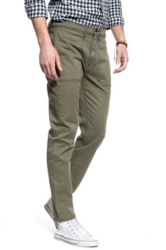 LEE AUSTIN MĘSKIE SPODNIE MATERIAŁOWE LICHEN GREEN L71BLE82 112119536
