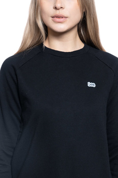 DAMSKA BLUZA BEZ KAPTURA LEE PLAIN CREW NECK SWS BLACK L53RTX01 112112480
