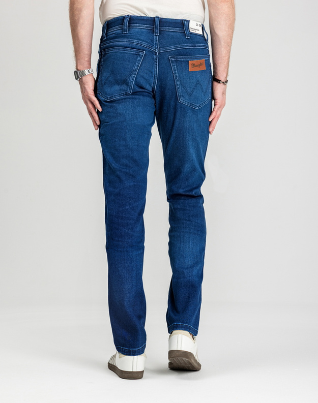 WRANGLER MĘSKIE SPODNIE JEANSOWE WRANGLER TEXAS SLIM BLUE JAM 112358217