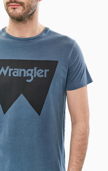 WRANGLER GMD TEE MĘSKI T-SHIRT KOSZULKA LOGO NAVY W7C14FQ35 112131635