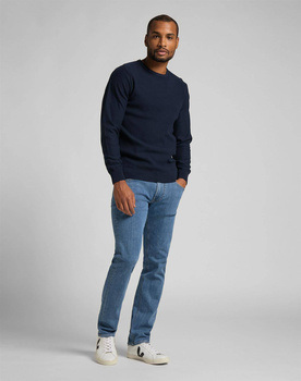 MĘSKI SWETER LEE BASIC CREW KNIT NAVY L83BKH35 112122311