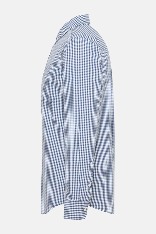Męska Koszula Mustang Style Chester Gingham Check Middle Blue 1016947 12796