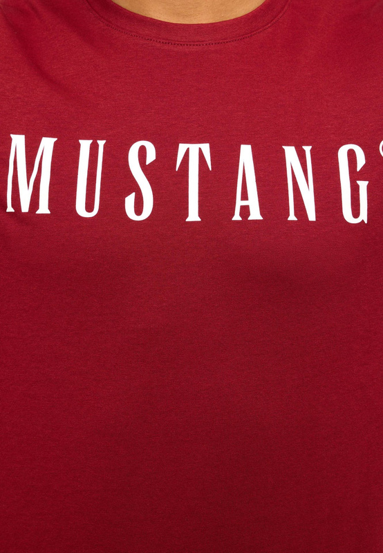 Męski T-Shirt Koszulka MUSTANG Style Austin Syrah 1014695 7187