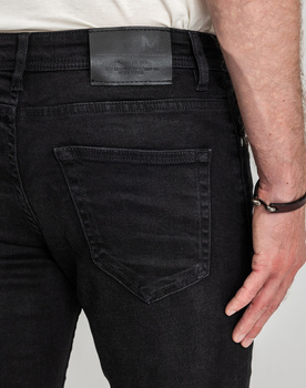 Męskie Spodnie Jeansowe Marcus Felix Jeans 2056 Blue Night Used 14-200201