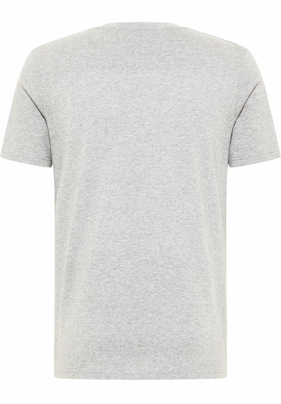MUSTANG Style Alex C LOGO Tee MĘSKI T-SHIRT KOSZULKA Mid Grey Melange 1013221 4140