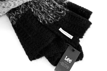 LEE CHUNKY SCARF BLACK LD063101      $    