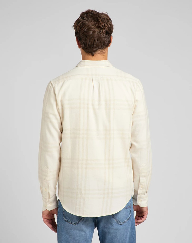 LEE LEESURE SHIRT MĘSKA KOSZULA RAW COTTON L66NJETQ 112144279