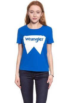 WRANGLER T SHIRT DAMSKI FESTIVAL TEE VICTORIA BLUE W7016EVJS 112130892