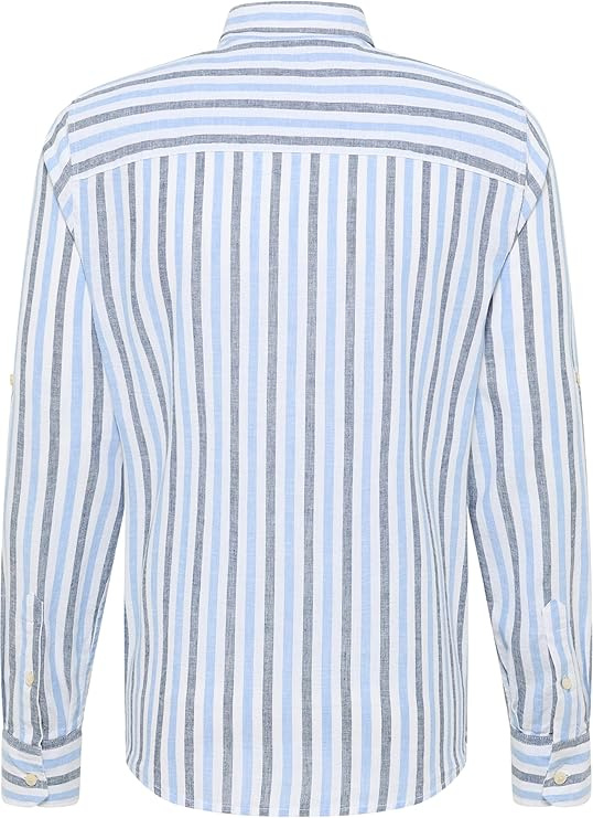 Męska Koszula Mustang Style Rawlins Blue Multi Bold Stripe 1016470 12745