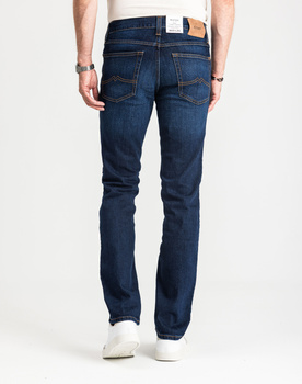 MUSTANG TRAMPER TAPERED MĘSKIE SPODNIE JEANSOWE JEANSY DŻINSY DENIM BLUE 1015352 5000 982