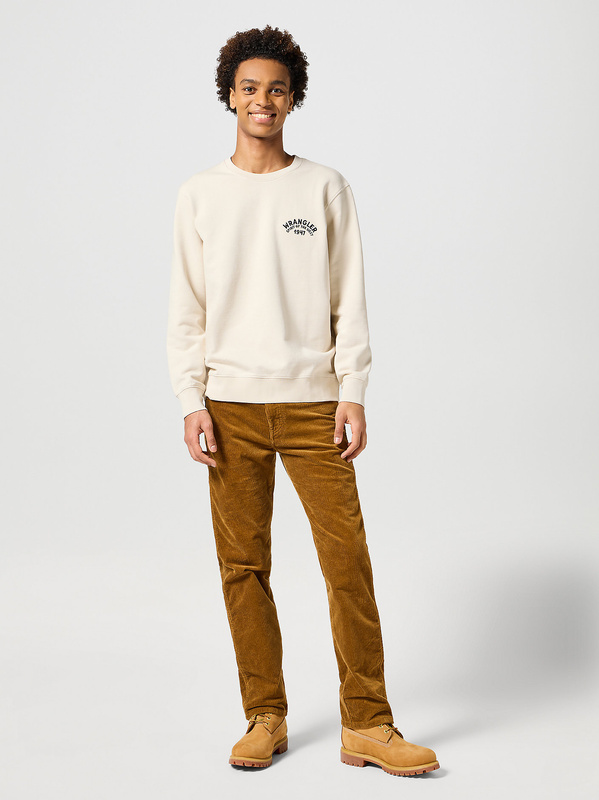 MESKA BLUZA WRANGLER CREWNECK SWEATSHIRT VINTAGE WHITE 112357321