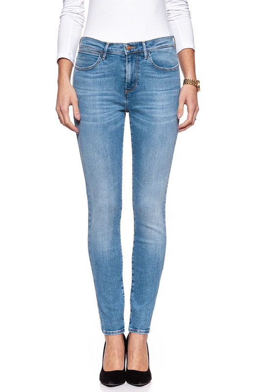 WRANGLER HIGH RISE SKINNY PEKIN SKY W27HFS17S 112128078