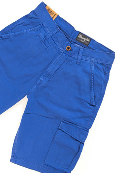 KRÓTKIE SPODENKI WRANGLER CARGO SHORTS BRIGHT BLUE W15DPW95R