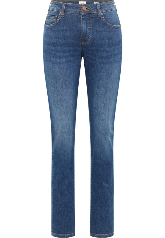 Damskie Spodnie jeansowe Mustang Style Crosby Relaxed Slim Denim Blue 1014314 5000 682