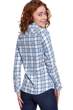 KOSZULA WRANGLER WESTERN CHECK SHIRT ANGEL FALL W5N1N6B07 112130255