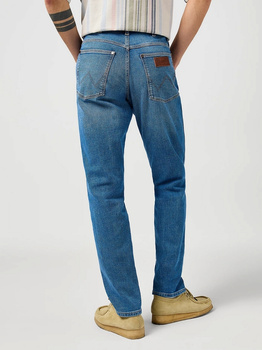 MESKIE SPODNIE WRANGLER RIVER BEDAZZLED BLUE 112364424