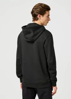 WRANGLER MĘSKA BLUZA WRANGLER GRAPHIC ZIP HOODIE FADED BLACK 112362888