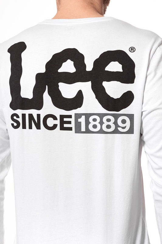 LONGSLEEVE LEE LS LOGO TEE WHITE L63NAI12 112115132