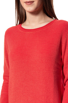 DAMSKI SWETER WRANGLER TWO TONE KNIT GLOW ORANGE W81081P48 112132226