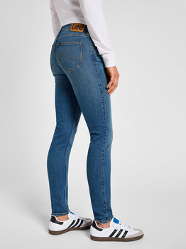 LEE DAMSKIE SPODNIE JEANSOWE LEE SCARLETT MID DUST 112355242