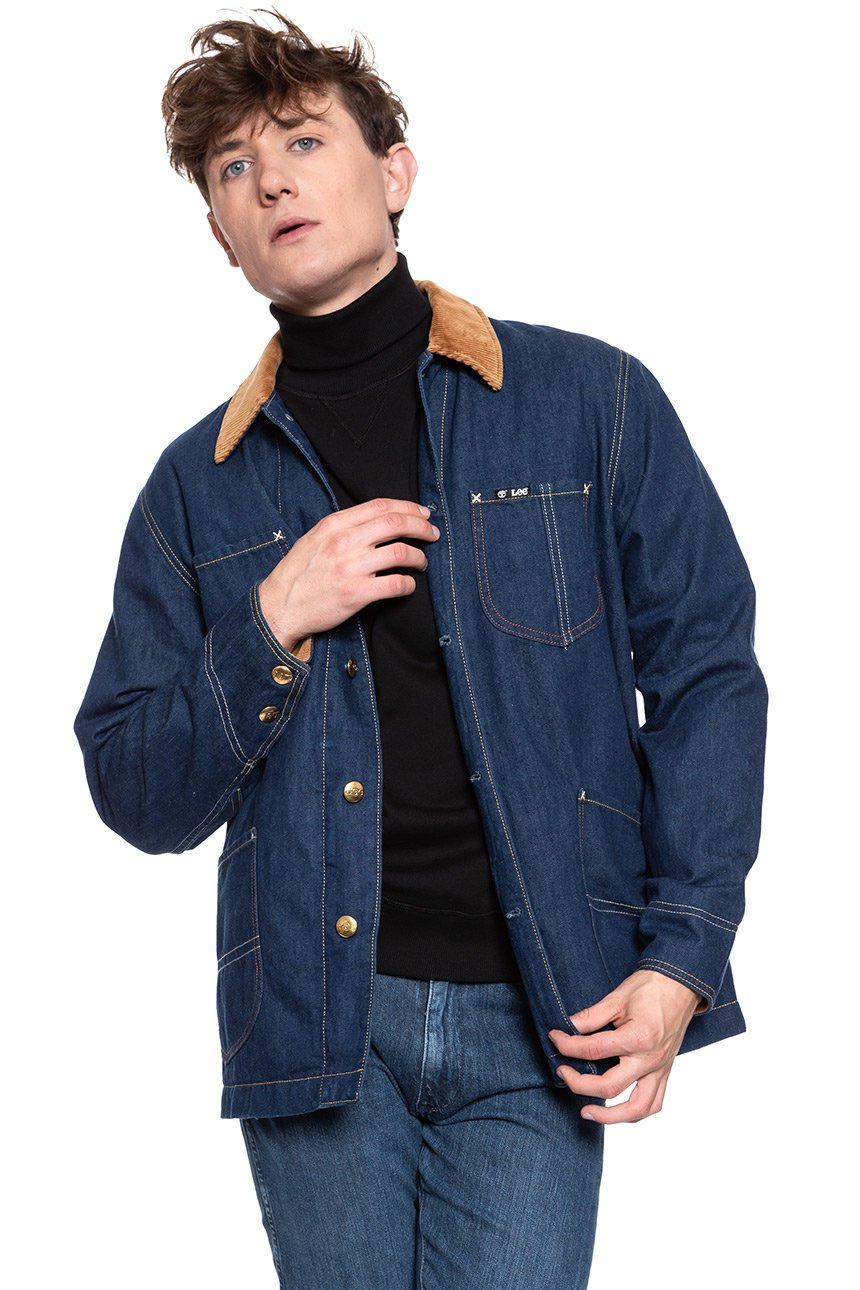 カ*ネ様 Lee×TIMBERLAND デニムカバーオール BOX JACKET KURTKA