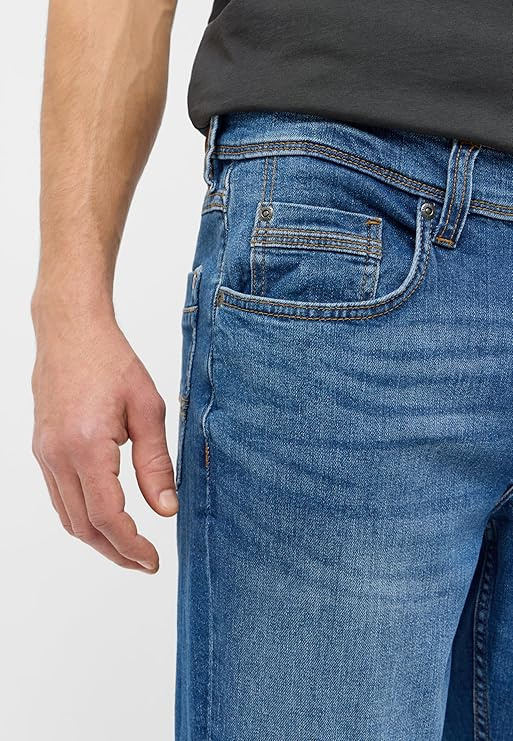 Męskie Spodnie Jeansowe MUSTANG Washington Straight Denim Blue 1015520 5000 403