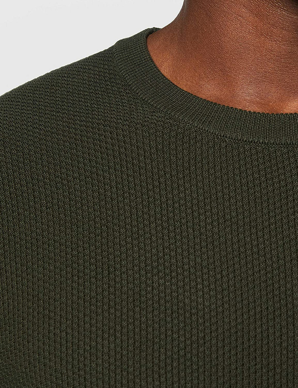 LEE BASIC TEXTURED CREW SERPICO GREEN L85BOCOJ 112122606