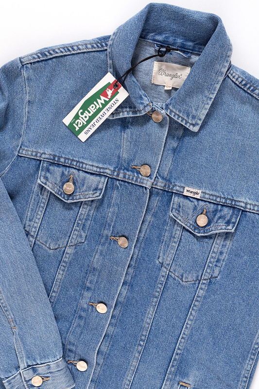 DAMSKA SUKIENKA WRANGLER TRUCKER DRESS STONEWASH W236BG96V 112127867