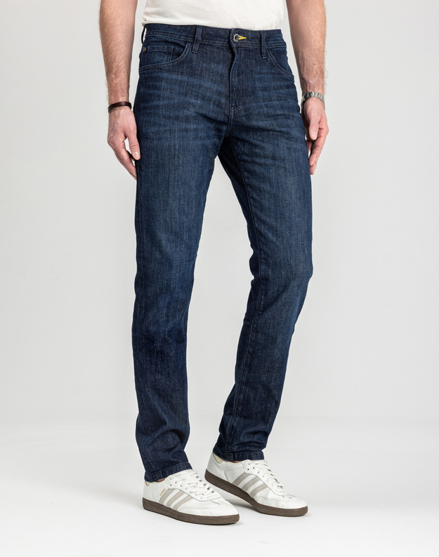 Męskie Spodnie Jeansowe Tom Tailor TTJOSH REGULAR Clean Rinsed Blue Denim 1048363 10115