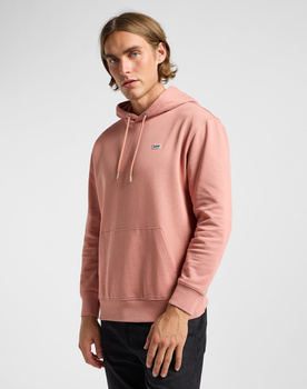 LEE MĘSKA BLUZA Z KAPTUREM LEE PLAIN HOODIE SEPIA 112363883