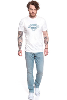 LEE T SHIRT SEASONAL LOGO TEE WHITE CANVAS L61QFERR 112114007