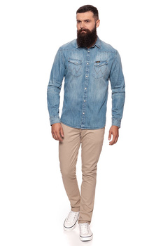 WRANGLER L/S WESTERN SHIRT SUPER BLEACH W5779O65E