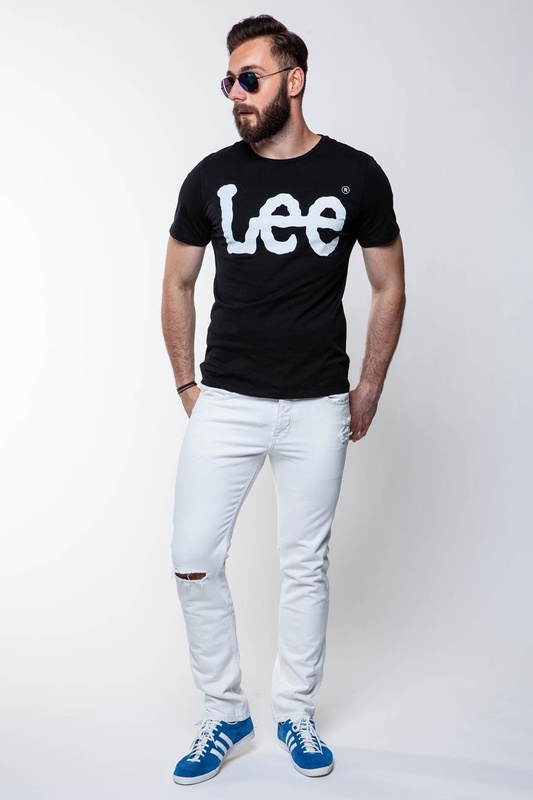 LEE T SHIRT LOGO TEE BLACK L64CAI01