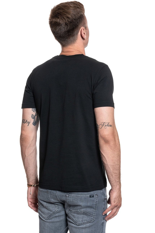 T-SHIRT MĘSKI LEE T SHIRT WORLD TEE BLACK L64BFE01 112115665