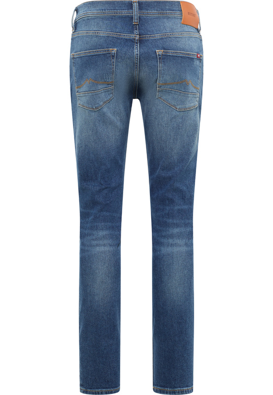 Męskie Spodnie Jeansowe Mustang Style Vegas Slim Denim Blue 1016310 5000 434