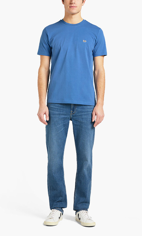 LEE BROOKLYN STRAIGHT MĘSKIE SPODNIE JEANSOWE DARK NELSON L452NOLW 112145192
