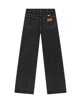 DAMSKIE SPODNIE WRANGLER LOOSE STRAIGHT BLACK SAND 112371182