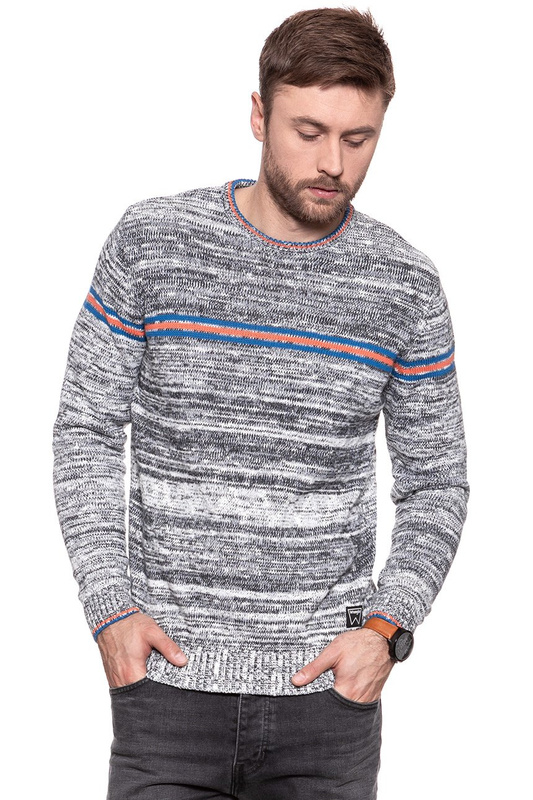 WRANGLER TWISTED CREW GREY MARL W8636QBVB 112132338