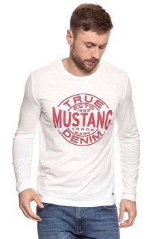 LONGSLEEVE MUSTANG Printed Longsleeve CLOUD DANCER 1007065 2020