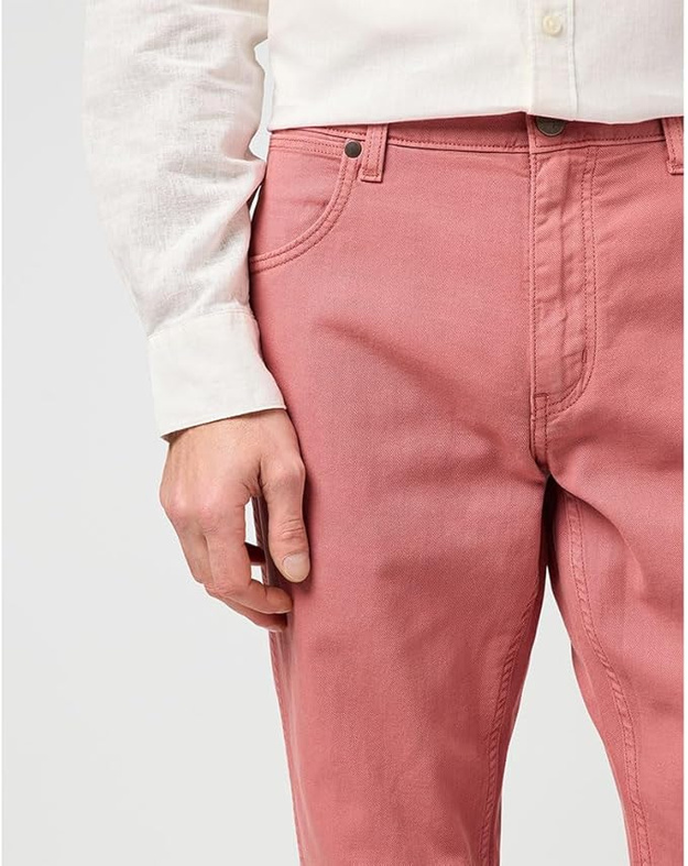 MESKIE SPODNIE WRANGLER GREENSBORO DESERT ROSE 112362445