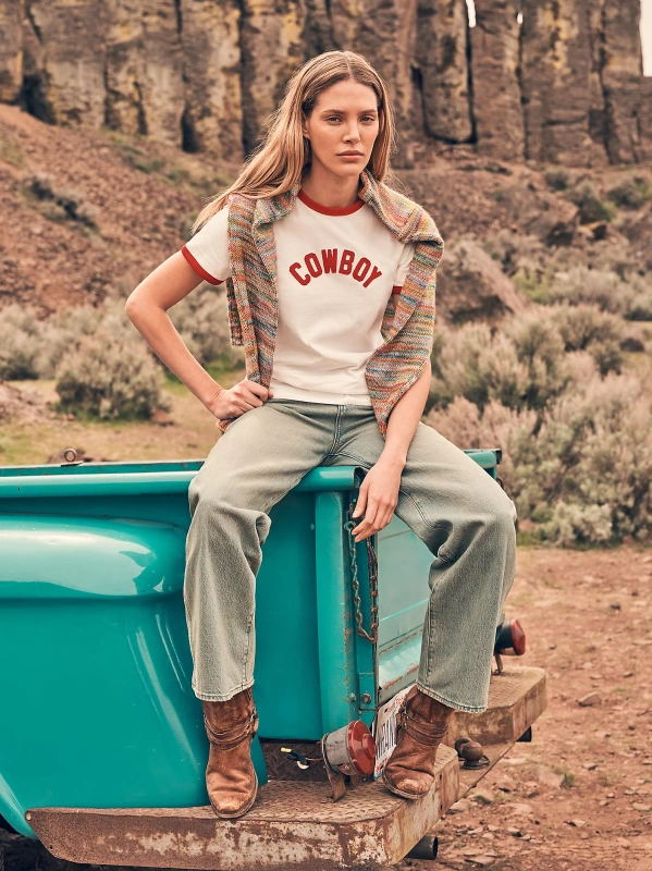 DAMSKIE SPODNIE WRANGLER LOOSE STRAIGHT SILVER LAKE 112371183