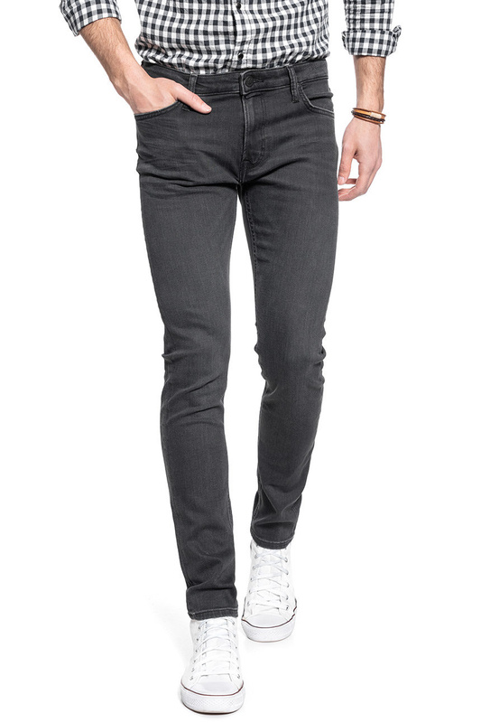 LEE MALONE MĘSKIE SPODNIE JEANSOWE WASHED BLACK L736YGOW 112120305
