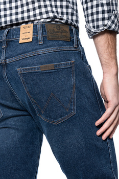 SPODNIE MĘSKIE WRANGLER REGULAR BLUE BLACK W10SHN361 112126003