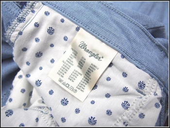 WRANGLER BOSTIN BLUEPRINT W17SBM73U      $    